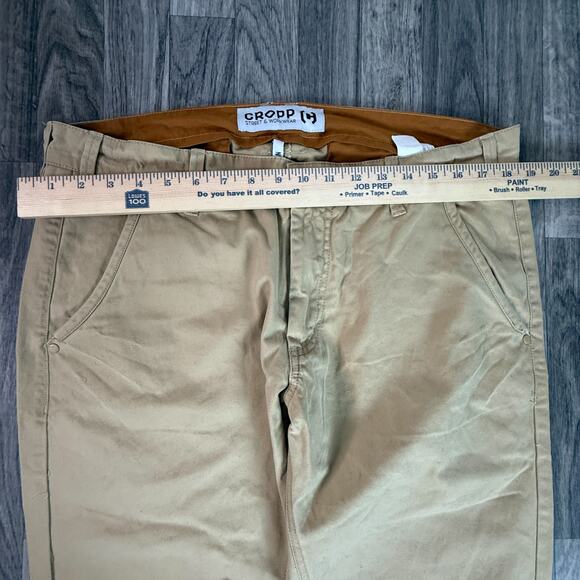 Cropp Street & Workwear “Anderson” Tan Cotton Work Pants Size 34 Mens - Picture 7 of 8